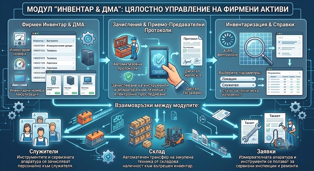 Модул Инвентар & ДМА