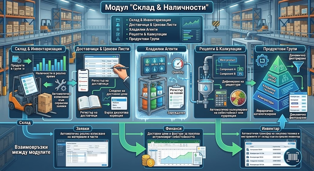 Модул Склад & Наличности